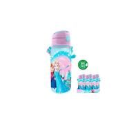 Borraccia alluminio con cannuccia frozen scuola 1 pezzo..