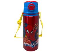Spiderman Borraccia in Alluminio 730ml con Cannuccia Bambini n/termica