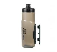 Borraccia BICI MTB DA CORSA da 600ml trasparente con portaborraccia ad attacco m