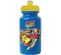 Borraccia blu per bambini in plastica Disney Mickey Mouse da 380 ml con chiusura antigoccia e banda antiscivolo