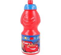 Borraccia Cars Disney in plastica riutilizzabile BPA Free bottiglia con ciuccio per bambini capacità 400 ml