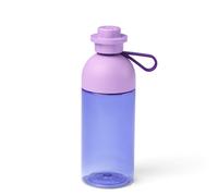 Room Copenhagen Lego, Trasparente per Acqua/Bottiglia per idratazione, 500 ml, riempibile con Ghiaccio, Viola, Lavanda, Piccolo