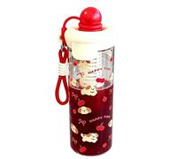Borraccia con cannuccia, 650 ml, simpatica, riutilizzabile, a prova di perdite, con colino, da tè da viaggio, per ufficio, feste, palestra, scuola, viaggi, cucina