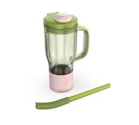 Borraccia con manico Ninja BlendBoss - Verde/Rosa