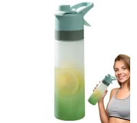 Borraccia con nebulizzatore spray - Bottiglia per acqua in policarbonato | 650 ml a prova di perdite | Bottiglia portatile per fitness e attività all'aperto, bottiglie d'acqua riutilizzabili