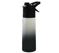 Borraccia con nebulizzatore spray - Bottiglia per acqua in policarbonato | 650 ml a prova di perdite | Bottiglia portatile per fitness e attività all'aperto, bottiglie d'acqua riutilizzabili