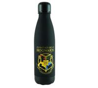 Borraccia da 650 ml H0gwarts Harry Potter, 26,5 cm, atossica, 100% plastica priva di BPA, colore nero, per sport, viaggi, attività all'aperto, esercizi, ciclismo, ufficio e palestra