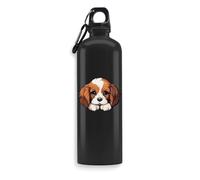 Borraccia da viaggio con cucciolo di cane Cavalier King Charles Spaniel
