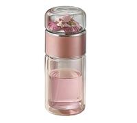 Borraccia da viaggio per tè e , contenitore a prova di perdite, accessorio per separare l'acqua, design per miscele di erbe, routine di viaggio a casa, strumento per il piacere quotidiano delle
