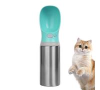 Borraccia Dispenser di acqua per cani portatile a prova di perdite sotto | Bicchiere Dispenser Acqua Del Cane 400 ml Per Cucciolo Piccolo Medio Grande Passeggiata Campeggio Parco Dressage