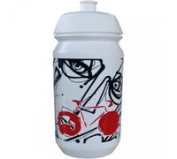 Borraccia ELEVEN Bajo Biodegradabile 500ml - Bianca/Rossa