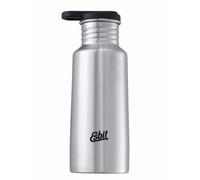 Esbit DB550PC-S, Borraccia Pictor/Acciaio Inox/Senza BPA/Argento e Blu/ 0,75L e più/Acqua, Scuola, Bici, Sport, Yoga