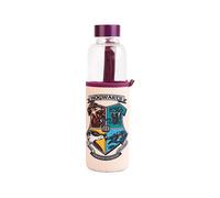 Grupo Erik: Bottiglia Harry Potter Termica | in Vetro 500 ml, con rivestimento in neoprene, tappo chiusura ermetica e BPA free, acqua design, gadget