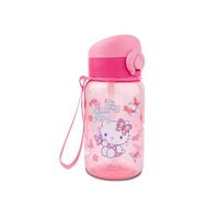 CoolPack Hello Kitty - Borraccia HUGO da 500 ml, con cannuccia integrata e passante per il trasporto (rosa)