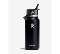 Borraccia Hydro Flask 32 Oz Wide Mouth con tappo Flex Straw Cap nero