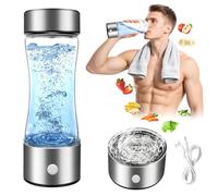 Borraccia idrogeno da 420 ml, generatore di acqua idrogeno da 3 minuti con batteria ricaricabile USB, elettrolisi SPE Tech, borraccia portatile per casa, ufficio, palestra, viaggi