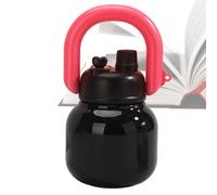 Borraccia in acciaio , 650 ml, a prova di perdite, con maniglia per il | Borraccia isolata sottovuoto con tazza in acciaio inox per campeggio, ciclismo, ragazze, adolescenti, bambini e studenti