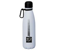 BORRACCIA in acciaio inox 304 SEVEN caldo e freddo GRIGIO con moschettone TECH L