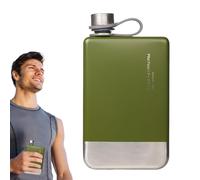 Borraccia in acciaio inox - Bottiglia di liquore portatile, Bicchiere da viaggio riutilizzabile | Contenitore per bevande da escursionismo, caffè, birra, alcolici, supporto per bevande all'aperto
