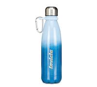 BORRACCIA in acciaio inox SHINE SH6 seven VOL 500ML caldo e freddo BLU E AZZURRO