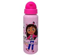 Borraccia in alluminio con cannuccia Gabby's Dollhouse bottiglia 550 ml accessorio per bambini