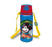BOTTIGLIA RIUTILIZZABILE POP UP IN ALLUMINIO CON TRACOLLA 730 ML | MICKEY TRUE CHAMPIONS