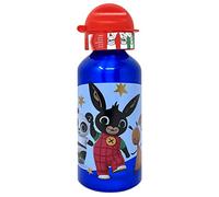 CARTOON Borraccia in alluminio per bambini, Bing, BPA Free, bottiglia con ciuccio, beccuccio, capacità 500 ml