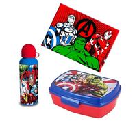 Borraccia in alluminio PortamerendaAvengers e tovaglietta