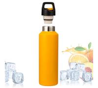 Borraccia in Metallo | 600ml Impermeabile E Portatile,Isolamento Sotto Vuoto Antigoccia,Per Tè Caffè Caldi Freddi Outdoor Viaggio Ciclismo Campeggio Sport Casa Ufficio Scuola