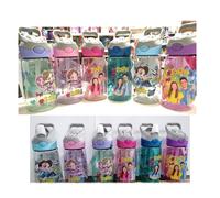 Borraccia in Plastica Tritan Me Contro Te con beccuccio in silicone 480ml