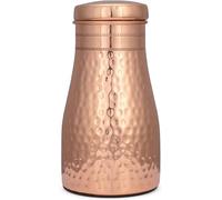 Borraccia in puro rame per bere - Caraffa per sport e yoga - Caraffa d'acqua da comodino con coperchio - 963,9 g