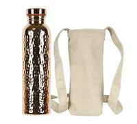 Borraccia in rame da 2 litri, con beccuccio, isolata a prova di perdite, con borsa, portatile, per palestra, campeggio, viaggi