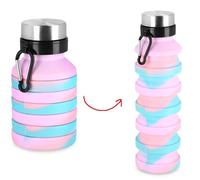 Borraccia in silicone pieghevole da 500 ml