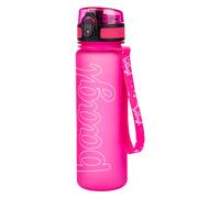 Baagl Borraccia in Tritan, a prova di perdite, con coperchio ribaltabile, da 500 ml, riutilizzabile, con scala, per uso quotidiano con cinghia, per bambini, scuola, sport