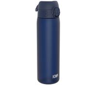 Ion8 Borraccia a Prova di Perdite, 500ml, Facile da Aprire, Serratura Sicura, Lavabile in Lavastoviglie, Senza BPA, Maniglia per il Trasporto, Adatta a Portabicchieri, Facile Pulizia, Marina Blu