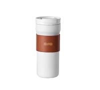 Borraccia isolata a bocca larga, tazza da tè di grande capacità da 17,2 once, corpo smerigliato, rivestimento in ceramica, calda e fredda