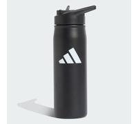 Borraccia metallica con cannuccia da 0,6 litri Black / Black 1 Taglia