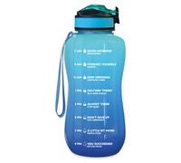 Borraccia motivazionale (2,2Lt) THE STEEL BOTTLE Blu e Aquamarina MWB 3BA