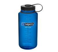 Borraccia Nalgene Tritan a bocca larga senza BPA, blu con tappo nero, 32 once