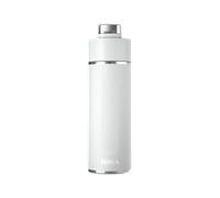 Ninja Thirsti Borraccia Termica 700ml con Tappo Antigoccia, Progettata per Bevande Gassate, Calde e Fredde, per Viaggi e Sport, Triplo Isolamento Termico, Acciaio Inox, Bianco, DW2401EUUKWH