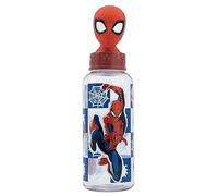 Borraccia Originale Marvel Spiderman da 560 ml per bambini con tappo svitabile, senza BPA, facile da lavare e riutilizzabile.