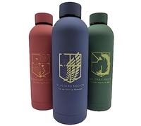Borraccia per acqua in acciaio inox, thermos per caffè e tè, 24 ore, freddo, 12 ore, isolamento sottovuoto adatto per anidride carbonica e a prova di perdite, (blu, Scouting Legion, 750 ml)