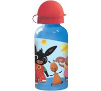 Borraccia per bambini in alluminio con grafica Bing da 500 ml con tappo di sicurezza e coperchio svitabili