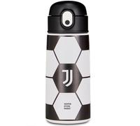 Seven Borraccia Kid JUVENTUS, Bianco, 460 ml, Acciaio Inox, BPA free, Ermetica, Caldo 12h/freddo 24 h, A prova di perdite, Riutilizzabile, Scuola, Sport, Viaggio, Bambino, Idea regalo
