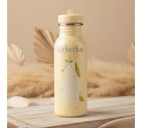 Trixie Borraccia per bambini, in acciaio inox, 500 ml, a prova di perdite, ecologica e priva di BPA, color carne