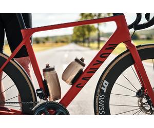Borraccia per bicicletta fidlock twist bottle con supporto 590 ml trasparente/nero