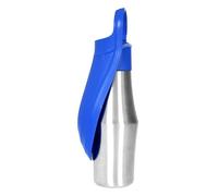 Borraccia per cani da 750 ml, bottiglia d'acqua isolata in acciaio inox, borraccia per cani con abbeveratoio per cani, bottiglia d'acqua portatile per cani e gatti animali domestici all'aperto, Blu