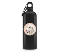 Borraccia per gli amanti dei cani, Golden Retriever con pallina da tennis, borraccia per bevande, bottiglia da viaggio, bottiglia per sport all'aria aperta