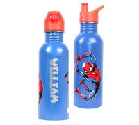 Borraccia personalizzata Marvel Spiderman in acciaio inox, 700 ml, senza BPA, 100% a prova di perdite, bottiglia per la scuola per bambini, blu
