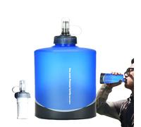 Borraccia pieghevole con filtro, design portatile pieghevole, contenitore da viaggio senza BPA, soluzione di idratazione leggera, compagno per escursionismo, campeggio, corsa, attività